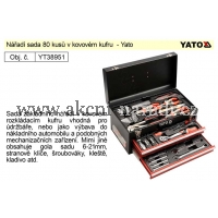 YATO YT-38951 Sada nářadí v kovovém kufru 80 kusů YT38951