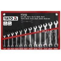 YATO Klíče stranové sada 12 kusů 6-32mm zesílené CrV  YT0152