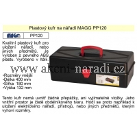 MAGG Kufr plastový na nářadí PP120 400x180x132mm   PP120