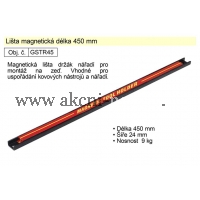 EXTOL Lišta magnetická délka 450 mm   GSTR45