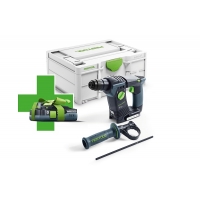 FESTOOL akumulátorové vrtací kladivo BHC 18-Basic-4,0 Promo 2024 577057 ZDARMA AKUMULÁTOR BP 18 Li 4,0 HPC-ASI