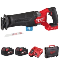  MILWAUKEE M18ONEFSZ-502X aku mečová pila ocaska 2x5Ah baterie v kufru 4933478294