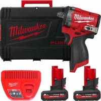 MILWAUKEE M12FCIWF12G3-502X aku rázový utahovák 1/2 2x5Ah baterie v kufru 4933493455