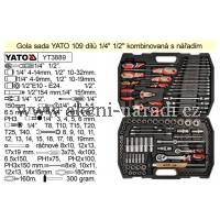 YATO Gola sada 109 dílů kombinovaná s nářadím YT3889
